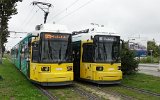 Tw1507 und Tw 2204 auf der Rckfahrt (Gro-Berliner-Damm 22.09.2021).