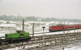 Abrißarbeiten Berlin, S-Bahnhof Warschauer Straße 2005