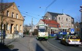 Plaue Genthiner Straße, Haltestelle Rathaus 2002