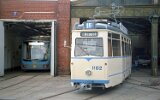 Straßenbahnmuseum im alten Betriebshof Kappel 1997