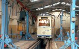 Straßenbahnmuseum im alten Betriebshof Kappel 1997