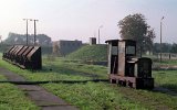 Für den Transport von Kies zu den Filtern gab es im Wasserwerk Kraków-Bielany eine 600-mm-Feldbahn. (09.09.1998)