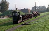 Für den Transport von Kies zu den Filtern gab es im Wasserwerk Kraków-Bielany eine 600-mm-Feldbahn. (09.09.1998)