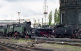 Am 25. Mai 1991 die Ok1-359 aus Wolsztyn, die Tkt48-36 und 187 in Międzyrzecz