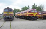 Rail Polska M62-1708, M62M-004-1209 und140 059 (Škoda 12E von 1957) am 27.06.2010 in Włosienica.