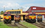 Rail Polska M62M-017, 140 059 (Škoda 12E von 1957), M62-1209 und M62-1708 am 27.06.2010 in Włosienica.