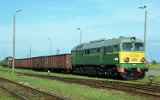 PKP ST44-613 in Jankowo am TÜP Drawsko Pomorskie am 16.06.1999.