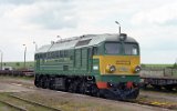PKP ST44-613 in Jankowo am TÜP Drawsko Pomorskie am 16.06.1999.