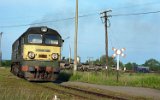 PKP ST44 -2029 im Einsatz in Jankowo am 16.06.1999 am TÜP Drawsko Pomorskie für den Rücktransport des 2.Royal Regiment of Fusilires der Rheinarmee nach Deutschland.