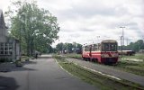 Triebwagen MBxd2-301 war einer der beiden Prototypen fr die Meterspur, Gryfice 1992