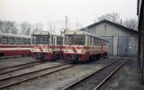Triebwagen MBxd2-301 war einer der beiden Prototypen fr die Meterspur, Gryfice 1994