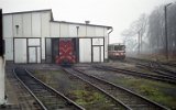 Triebwagen MBxd2-302 war einer der beiden Prototypen fr die Meterspur, Dobra Nowogardzka 1994