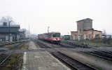 Triebwagen MBxd2-302 war einer der beiden Prototypen fr die Meterspur, Dobra Nowogardzka 1994
