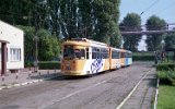 Zufahrt zum Betriebshof Nowa Huta 1998