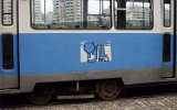 Das Logo vom Verkehrsbetrieb, Craiova 1989