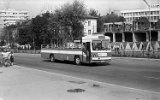 Die offenen Linienbusse waren in der Sommerhitze ganz angenehm. Allerdings fuhren Sie auch bei Regen. Calea București 1989