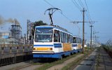 Amaradia-Brücken der E79, der Straßen- und Eisenbahn 1996
