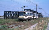 Amaradia-Brücken der E79, der Straßen- und Eisenbahn 1998