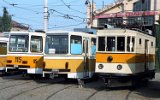 Depot 1 am  Bulevardul Take Ionescu 1998: links der 1925 in eigener Wekstatt gebaute Schneepflug.