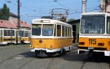 Depot 1 am  Bulevardul Take Ionescu 1998:  Arbeitswagen V.S.2 als historischer Tw.