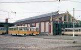 Fahrzeugschau in den alten Depots 1 und 2 (später Depot 1 am  Bulevardul Take Ionescu)  1998.