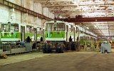 TROLSA in Engels, früher die weltgrößte Obus-Fabrik, am 03.09.1997