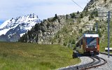 Im dritten Anlauf hat es doch noch geklappt: Sommer, Sonne, Sonnenschein an der Riffelalp, an der gleichenStelle wie 2012 (16.07.2016).