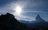 Blick von Gornergrat auf das Matterhorn am 11.10.2008.