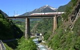 Die Chrstelenbachbrcke in Amsteg am 10.06.2016