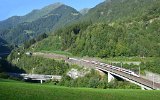 Die Intschireussbrcke sdlich von Amsteg am 27.08.2016
