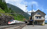 Bahnhof Wassen am 06.07.2016