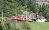 Ein SBB-Rettungszug am Maienkreuztunnel am 24.09.2016 : 16094Wassen