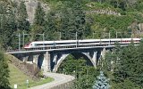 Die mittlere Meienreussbrcke am 24.09.2016 : 16094Wassen