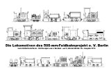Als 1-Euro-Job konnte ich 2006/2007 die Lokomotiven des 500-mm-Feldbahnprojekt vermessen und zeichnen. Detailgenau ist so der Zustand vom April 2007 dokumentiert. 2014 kam noch Lok 15 dazu.
