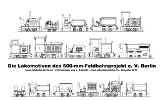 Als 1-Euro-Job konnte ich 2006/2007 die Lokomotiven des 500-mm-Feldbahnprojekt vermessen und zeichnen. Detailgenau ist so der Zustand vom April 2007 dokumentiert. 2014 kam noch Lok 15 dazu.